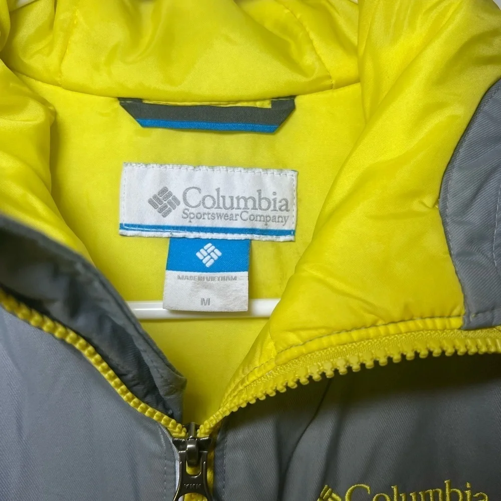 Columbia Kids' Black, Gray, and Yellow Winter Coat